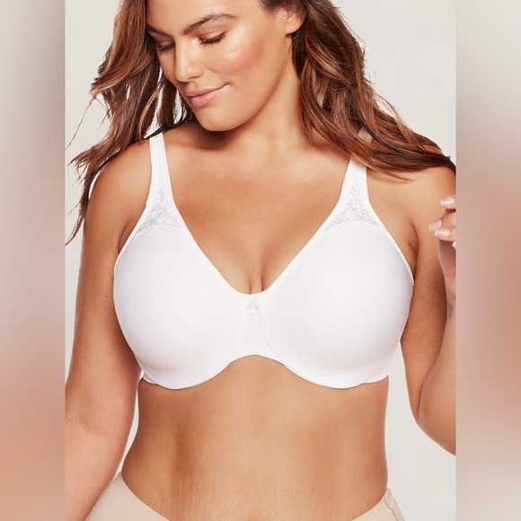 Bali White Underwire Full Coverage Bra DF3385 – Size 42DDD - Picture 1 of 5